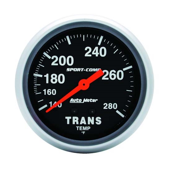 Auto Meter 3451 Sport-Comp Mechanical Transmission Temperature Gauge Auto Meter 3451 Sport-Comp Mechanical Transmission Temperature Gauge