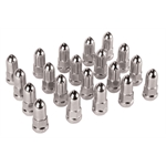 Rocket Racing Wheels C1004B-20 Bullet Lug Nuts, 1/2 Inch RH, Set/20