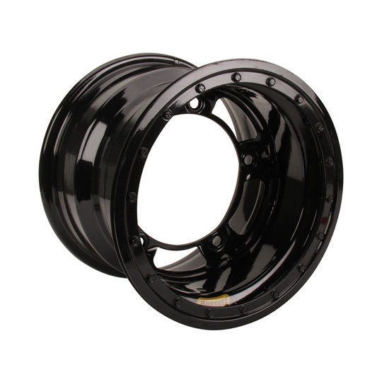 Bassett 53SR65L 15X13 Wide-5 6.5 Inch BS Black Beadlock Wheel Bassett 53SR65L 15X13 Wide-5 6.5 Inch BS Black Beadlock Wheel