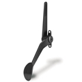 Lokar XSPO-6070 Steel Spoon Throttle Pedal Assembly, Black