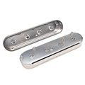 Fabricated Aluminum LS/Vortec Valve Covers w/ Coil Stands, Polished