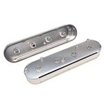 Fabricated Aluminum LS/Vortec Valve Covers w/ Coil Stands, Polished