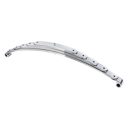 Super Glide™ Front Spring, 48 Inch Axle, Standard Eye, Chrome