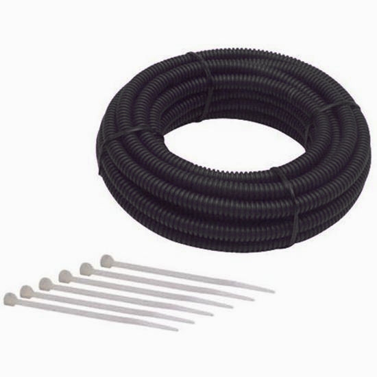 Split Wire Loom Conduit Tubing, 3/8 Inch Diameter, 12 Ft. Long Split Wire Loom Conduit Tubing, 3/8 Inch Diameter, 12 Ft. Long