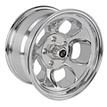 Team III Wheels ET Five Window Wheel-Pol-15x8-5 on 4.75-4 In. Backspce