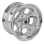 Team III Wheels ET Five Window Wheel-Pol-15x8-5 on 4.75-4 In. Backspce