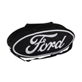 GOBOXES F2000 BLK/S Ford Zippered Canvas Go Bag, Black