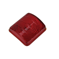 1951-52 Chevy Taillight Lens, Red Glass