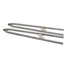 Classic 32 Inch Rear Radius Rods, Unpolished Stainless