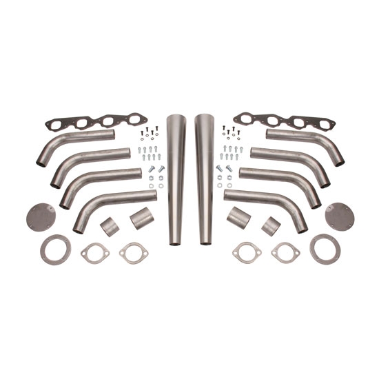 Big Block Chevy Lake Style Header Kit, 1-7/8 Tube, 3-1/2 Inch Cone Big Block Chevy Lake Style Header Kit, 1-7/8 Tube, 3-1/2 Inch Cone