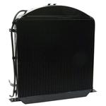Walker FHZ491-2 Chopped 1932 Lo-Boy Brass Radiator - Flathead Ford
