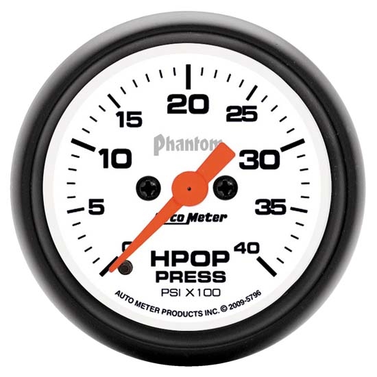 Auto Meter 5796 Phantom Digital Stepper Motor HPOP Pressure Gauge Auto Meter 5796 Phantom Digital Stepper Motor HPOP Pressure Gauge