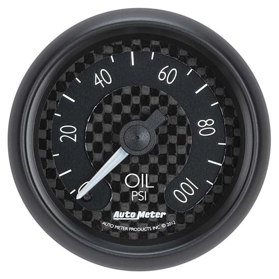 Auto Meter 8021 GT Mechanical Oil Pressure Gauge, 2-1/16 Inch, 100 PSI Auto Meter 8021 GT Mechanical Oil Pressure Gauge, 2-1/16 Inch, 100 PSI