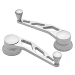 Lokar IDH-2015 Polished Billet Aluminum Window Crank, GM, Ford 1949-Up