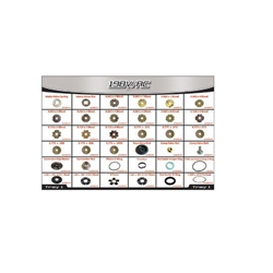 AFCO 19BV/AC Steel Body Twin-Tube Shock Rebuild Kit, Base/Bleed Shims