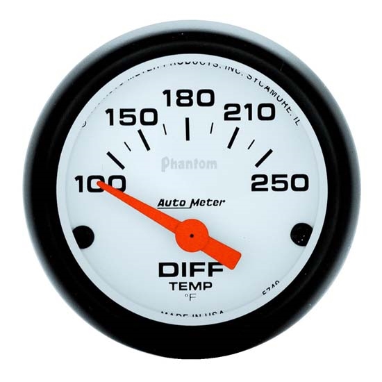 Auto Meter 5749 Phantom Air-Core Differential Temp Gauge, 2-1/16 Inch Auto Meter 5749 Phantom Air-Core Differential Temp Gauge, 2-1/16 Inch