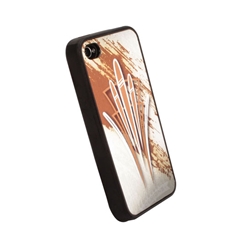Pinstriped iPhone Cover - Gold