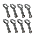 Scat 2-ICR-6135-7/16 B/B Chevy 4340 Forged Bushed I-Beam Rods-6.135 In