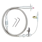 Lokar U-Cut-To-Fit Carbureted Cruise Control Cable - Stainless