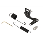 Lokar Universal Throttle Cable Bracket/Spring Kit - Black Finish