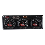 Longacre Stepper Motor Racing Gauges - 3 Gauge Panel