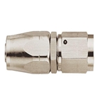 Straight AN8 Hose End Fitting Nickel