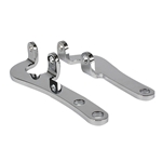 Ford Flat Plate Steering Arms Chrome