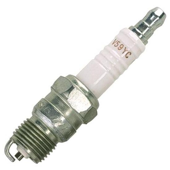 Champion 672 V59YC 14mm Gas Spark Plug .46 Inch Reach 5/8 Inch Hx Cold