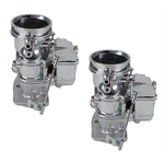 Pair of 9 Super 7 Secondary Carb- Chrome