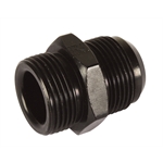 Straight Hi-Flow O-Ring Port Fitting - Black
