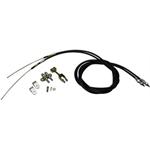 Lokar Floor Mount Emergency Brake Cables For Wilwood E-brakes