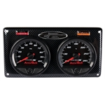 Longacre Stepper Motor Racing Gauges - 2 Gauge Panel OP/WT