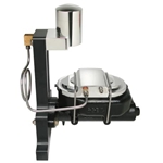 Corvette-Style Dual Master Cylinder w/ Remote Reservoir
