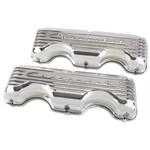 Polished 348/409 Chevy Script Valve Covers