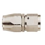 Straight AN6 Hose End Fitting Nickel