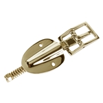 Vintage Hood Strap Buckle Brass