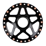 Winters Forged Aluminum Splined Rear Hub - Black