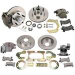 Front and Rear Brake Kit - Chevy Spindles