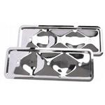 Chevy 6-Cylinder Steel Side Cover Chrome