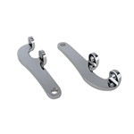 Chevy Flat Tie Rod Steering Arms Chrome