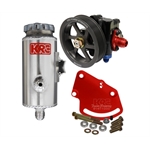 KRC Serpentine Cast Iron Steering Pump Kits - Head Mount
