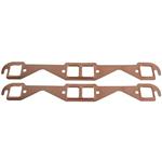 S/B Chevy Copper Exhaust Gaskets Square Port