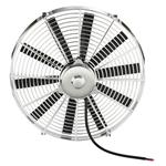 Chrome Straight Blade Electric Fan