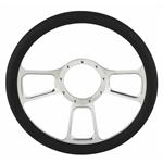 Chrome-Plated Billet T-Style Steering Wheel