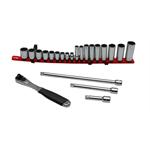 22 Pc. Socket Set 3/8