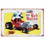 Big Red Baron - Metal Sign