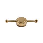 1909-1927 Ford Undrilled Dog Bone Cap Brass