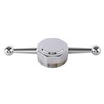Model T Dog Bone Radiator Cap Chrome Undrilled