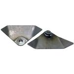 Radius Rod Frame Mounting Brackets 4-3/8