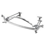 Chrome Model A 4-Bar I-Beam Axle Kit Ford Spindles